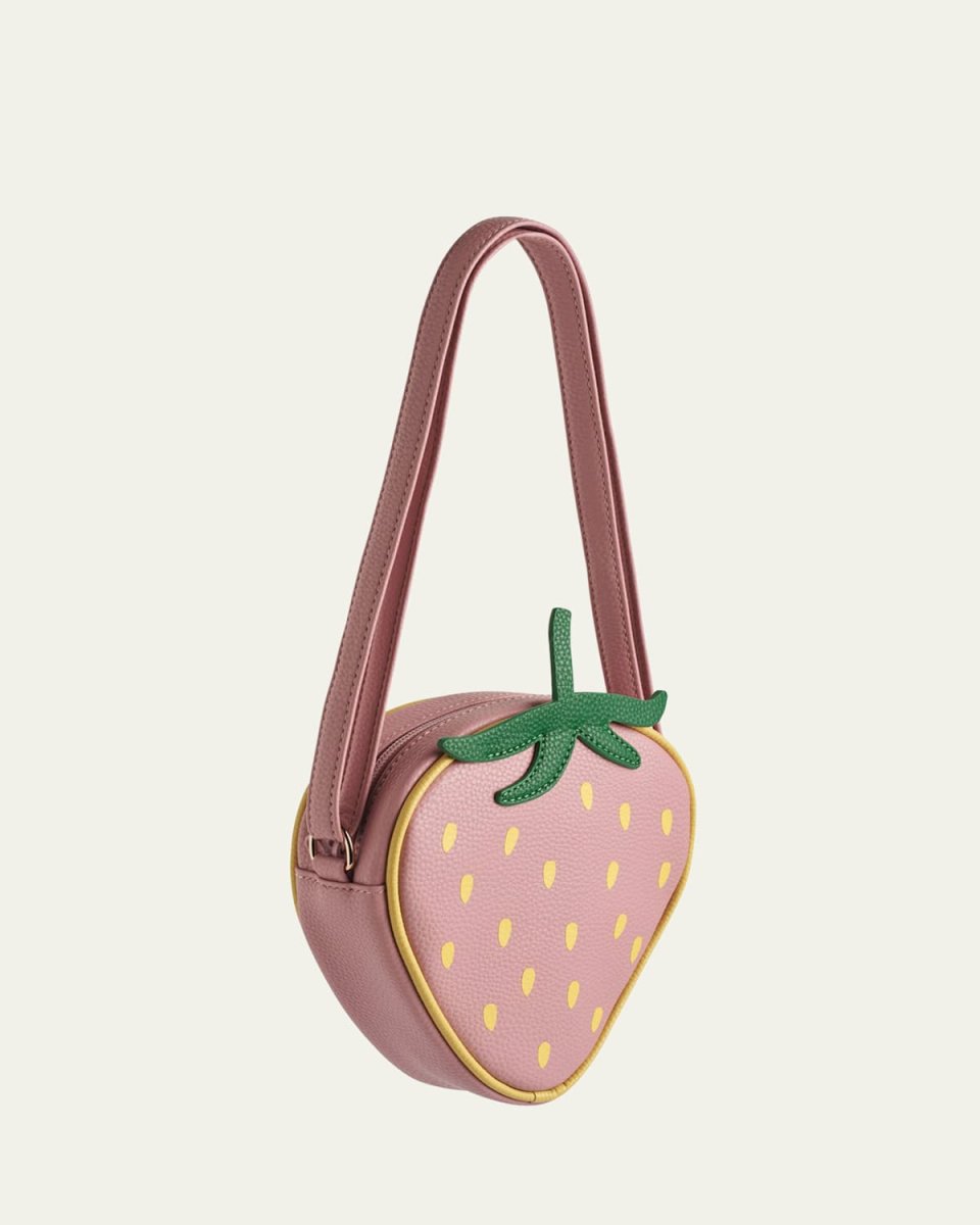 Girl's Strawberry-Shaped Crossbody Bag